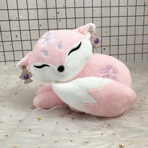 Plush dockor Game Genshin Impact Yae Miko Plush Doll Toy Yaemiko Cosplay Props Throw Pillow Xmas Gifts 230417