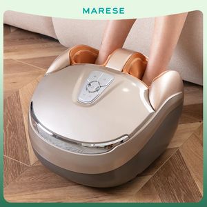 Massageador de pés MARESE M7 PLUS Máquina luxuosa tocando vibração rolando massagem de compreensão de ar com calor cuidados de saúde 231117