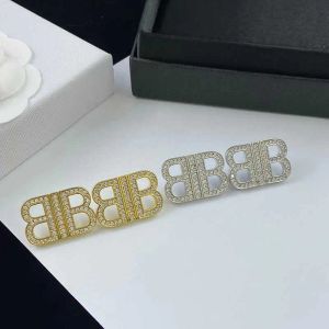 مصمم BB Gold Jewelry Charm Home Paris Style New Live Tiktok أقراط في الخريف والشتاء