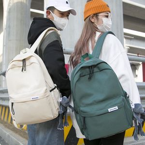 バックパック女性のための韓国のファッションバックパックシンプルなナイロンスクールバッグ