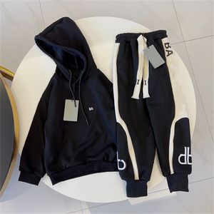 Men's and women's baby designer new autumn and winter classic sports suit hoodie + sweatpants casual exquisite brand children's wear size 90-150cm d07