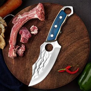 1 st skarp utbänkskniv, bärbar liten kökskniv för utomhusmatlagning, camping, resor, vandring
