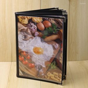 Storage Bottles Transparent Restaurant Menu Covers For A4 Size Book Style Cafe Bar 8 Pages 16 View