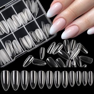 FALSE NAILS 120st Tips Snabbbyggnad Mögel Dual Forms Finger Extension Art UV Extension Easy Hitta Verktyg 230418