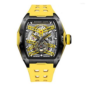 Наручительные часы Bonest Gatti Men Automatic Watch Luxury 46 -мм Тонне Механические наручные часы 50 м.