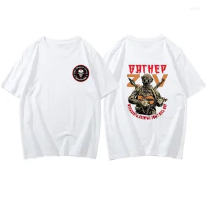 Herren-T-Shirts, russische Militär-Spezialoperationen, Wagner-Gruppenkrieger, Baumwoll-T-Shirt für Männer, Streetwear-T-Shirts, Grafik-T-Shirts mit Muster