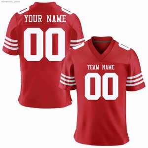 Colecionável personalizado camisa de futebol americano sublimação impressão nome da equipe número clube ague camisa de treinamento de futebol camisa de rugby para homens/crianças Q231118