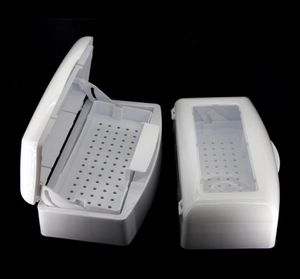 Manicure Plastic tray Sterilizing box Disinfection Cosmetology tool Disinfectant disc Nail disinfectant8195637