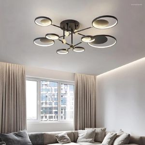 Deckenleuchten LED-Lampe Nordic Minimalist Modern Round Circle Schlafzimmer Küche Haus Licht