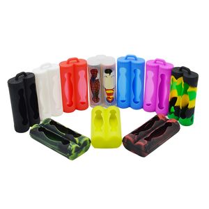 18650 Double Battery Silicone Cover Protective Silicon Case Colorful Soft Rubber Skin Protector Bags For E Cig sony samsung vtc4 vtc5 LG he4 Panason mod battery 20700