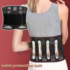 Waist Support Breathable Back Belt Anti-skid Lumbar Lower Pain Relief For I3O6