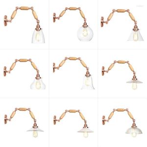 Wall Lamps Antique Bathroom Lighting Lantern Sconces Living Room Decoration Accessories Bed Head Lamp Rustic Indoor Lights