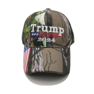 Party Hats Donald Trump 2024 Hat Camouflage USA Wybory Baseball Cap Drop dostawa domowy ogród Świąteczne zapasy dhgarden dhc98