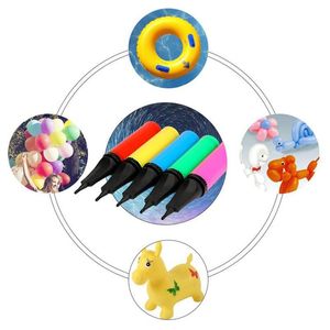 Party Decoration Air Pump Plastic Manual Inflating Balloons Inflator Swimming Ring Blast Festival Celebration Tools Supplies Lz0908 Dhmln