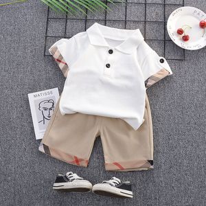 Kleidungssets DIIMUU Baby Jungen Kleidungssets T-Shirt Shorts Kinder Mädchen Outfits Anzüge Kinder Sommerkleidung Säuglingskleinkind T-Shirts Hosen 230418