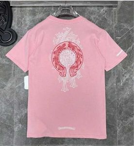 Designer Classics Mens T Shirts Heart High Quality Brand Crew Neck Kort ärmar Toppar Tees Ch T-shirts Tröja Casual Horseshoe Sanskrit G3EG#H8N0