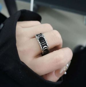 Ring aus Titan, Stahl, Silber, Liebesringe, Designer-Luxusschmuck für Männer und Frauen, Geist, Herz, GVCCIS-Ring, Party, Verlobung, Beichte, Ehering, Ringe für Frauen