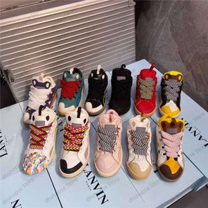 Scarpe casual Scarpe Lanviin con suola spessa abbinate ai colori scarpe da allenamento morali amanti allacciate scarpe da skateboard da corsa casual da donna da uomo lanfang sneakers 8STU