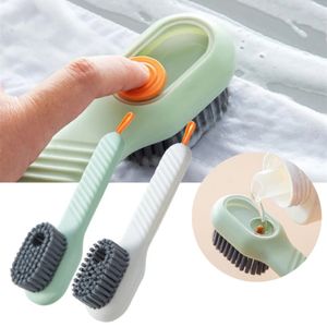 Long Handle Soft Hair Liquid Shoe Brush Multifunctional Automatic Filling Liquid Brush Multifunctional Household Cleaning Brush