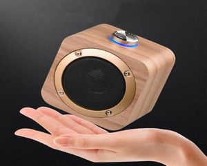 Q1b Portable Speaker Wood Bluetooth 42 Wireless Bass Speakers Music Player Buildin 1200mAh Battery 2 Colors A476727254