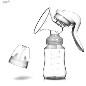 Breastpumps 150ML Manual Breast Pump Baby Nipple Suction Milk Feeding Breasts Pumps Milk Bottle Sucking Postpartum Supplies olu anne pornoL231118