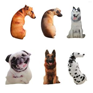 Pillow Dog impresso Toy de pelúcia em forma de tiro 90cm para carro de sofá e escritório