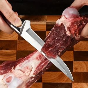 2 pezzi/set, coltello affilato in acciaio inossidabile portatile, coltello tascabile per taglio della carne ad alta durezza per caccia al campeggio all'aperto