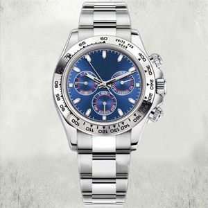 Top-Qualität Fabrik Mann Detona Uhren 40mm wasserdicht automatische mechanische Designer-Uhr Luxus Saphir-Uhrwerk blaues Zifferblatt Armbanduhren Armbanduhr mit Box