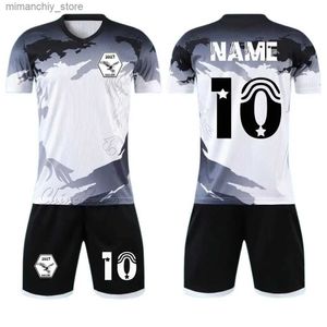 Collectable Youth Colge Soccer Kits Shorts Students Football Clothes Sets Polyester Breathab Sports Jerseys Men Soccer Uniforms R Size Q231118