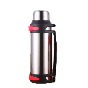 Mugs 12004000ML Large Thermos Bottle Vacuum Flasks Stainless Steel Hydro Insulated Water Thermal Cup With Strap 48 Hours Insalation 231117