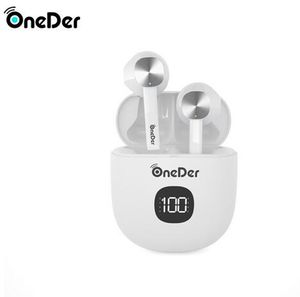 Oneder W16 TWS 6D Bluetooth 5.0イヤホンワイヤレスミニイヤホンタッチコントロールスポーツAndroid IOS携帯電話の耳のコードレスヘッドセットMax Sumsang Xiaomi Pro 2 3