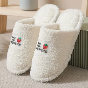 Designer 2023 fluffy cotton slippers Womens Winter home shoes Home goods couple a pair of winter home shoes