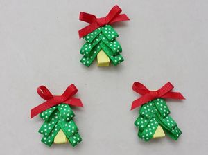 Kopfbedeckung Haarschmuck 20 Stück 2 Zoll Weihnachtsbaum Haarspange Zubehör Kinder Bögen Blume Krokodilklemmen Mädchen Stirnband Weihnachten Renda Schleife HD3270 231118