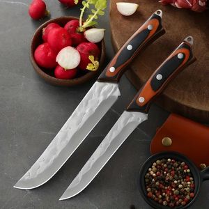 1pc, Knife, Mongolian Kitchen Knife, Fruit Knife, Household Peeling Knife, Melon Fruit Knife, Outdoor BBQ Meat Knife, Hand-held Meat Knife, Multi-purpose Knife,