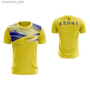 Collectible Custom Soccer Player T-shirt Full Sublimering Tryckt namnnummer Män/kvinnor/barn Kort Seve Mesh Team Outdoors Game Q231118