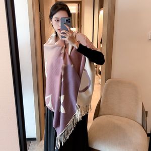 Fashion Gradient double-sided scarf shawl Luxury Cashmere Scarves Women Designer Winter Warm Wraps Unisex Casual Trendy Shawls CSD2311189