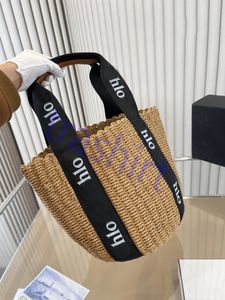 Kvinnors designer Handväska shoppingväska nylon strandpåse axelväska lyxig totes vegetabilisk korg är uppfriskande