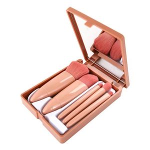 Makeup Brushes 5st Set Blush Brush Mini Eye Cosmetic Powder Shadow Foundation Blandning Make Up Maquiagem Q240507