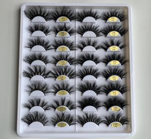 25 mm 5D Mink Eye lashes Dramatic Long Lash Makeup Full Strip 25mm False Eyelashes 3D Eyelash Reusable3125970