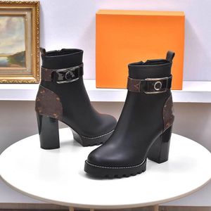 Botas de tornozelo Mulheres Beaubourg Laureate Plataforma Desert Boots Designer Boot Luxo de alta qualidade Mefropolis Flat Ranger Chunky Heel Frenum Martens Botas 11