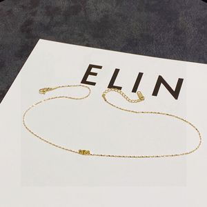 European American Arc de Triomphe Halsband Ny tröja Kedja Kvinnlig ljus lyxig Senior Sense CollarBone Celies Necklace