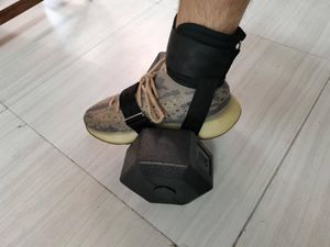 Knädynor 1Pair Dabbell Ankle Strap Justerbara vikter för glutbensträning Kabelmaskin Bilagor Gym Hem Övning Utrustning