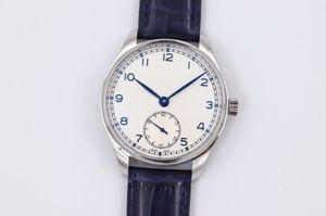 ZF 358304 Luksusowy zegarek Portugyser 40 mm Sapphire Watch Zegarek lustro anty-glare powłoka 82200 Ruch mechaniczny Zkładanie klamry Pełna kolor