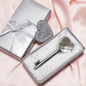 Chiave a cuore di cristallo con confezione regalo Bomboniere Bomboniere di compleanno Regalo omaggio per feste per gli ospiti dh862