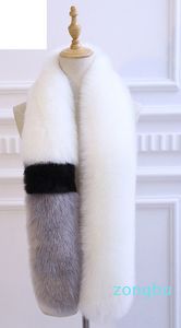 winter fashion brand fox fur fake collar wool scarf Spell color collars warm scarves have