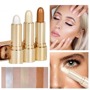 Blush Handaiyan Face Brighten Cosmetic Contour Bronzer Shimmer Highlighter Stick Concealer Cream Makeup tool 231117