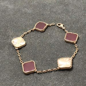 Designer feminino moda charme pulseira flor corrente pulseiras de alta qualidade presentes requintados jóias