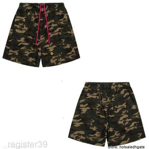 Men's Shorts American Fashion Brand Galleryes Depts Hand-painted Splash Printing Pure Cotton Terry Street 5-point Casual 684M