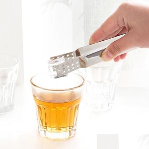 Other Kitchen Dining Bar 13.5Cm Stainless Steel Tea Bag Clip Resistant Teabag Quality Food Set Tong Squeezer Clamp Lx1246 Drop De Dhosr