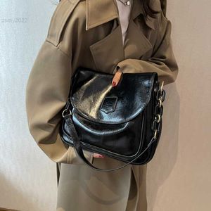 Bolsas de noite Jin Yide Crossbody Bags for Women 2023 Winter Trend Designer vintage Bolsa de ombro de couro feminino Bolsas femininas e bolsas